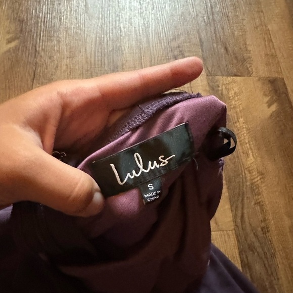 LULU’S Air Of Romance Dusty Purple Maxi Dress - Picture 4 of 4